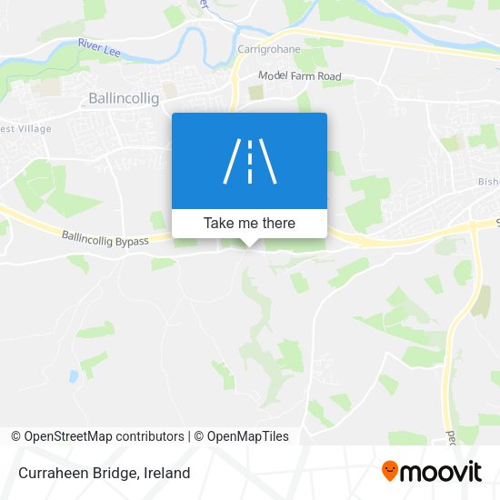 Curraheen Bridge map