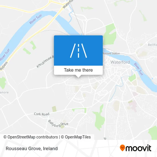 Rousseau Grove map