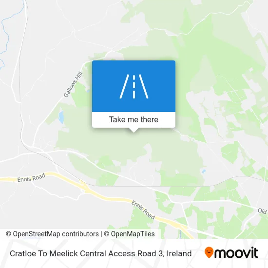 Cratloe To Meelick Central Access Road 3 map
