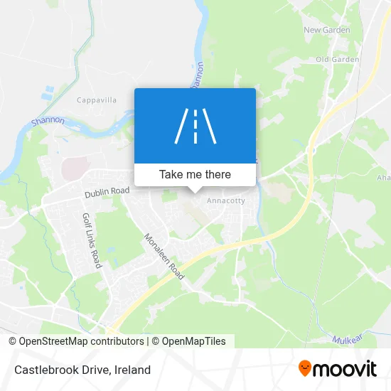 Castlebrook Drive map