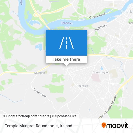 Temple Mungret Roundabout map