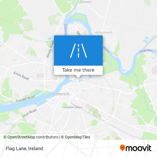 Flag Lane map