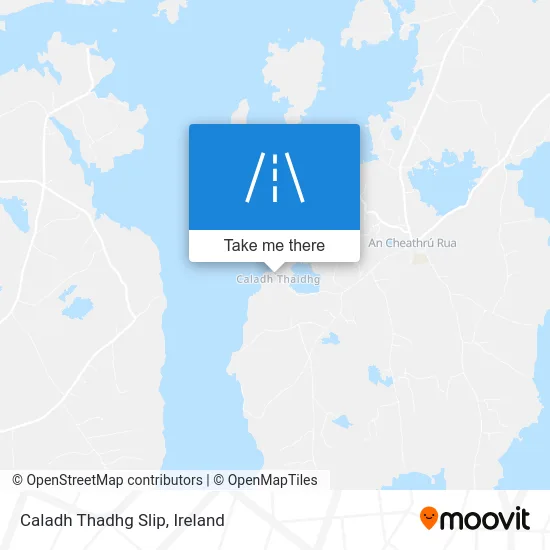 Caladh Thadhg Slip map