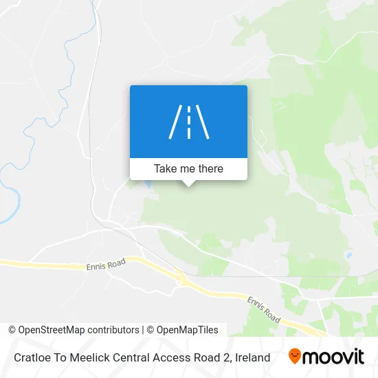 Cratloe To Meelick Central Access Road 2 map