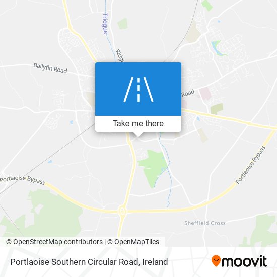 Portlaoise Southern Circular Road map