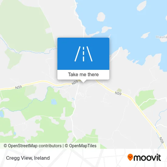 Cregg View map