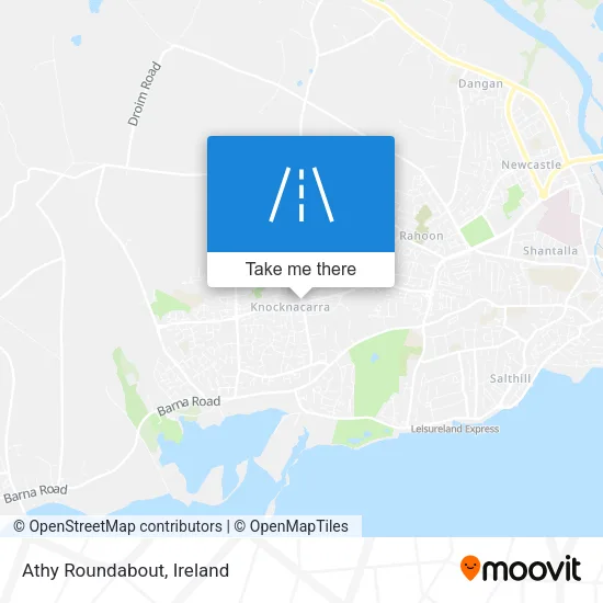Athy Roundabout map