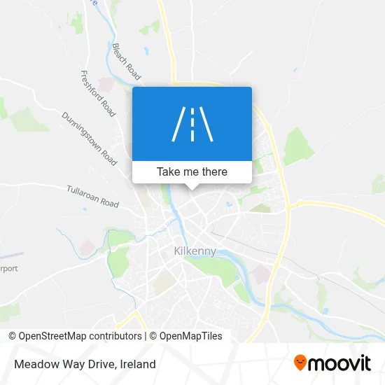 Meadow Way Drive map