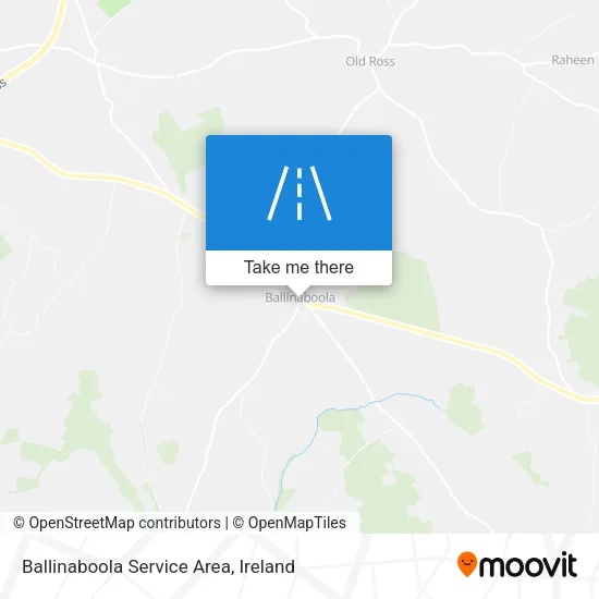 Ballinaboola Service Area map