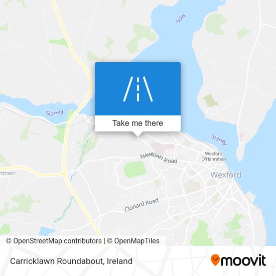 Carricklawn Roundabout map