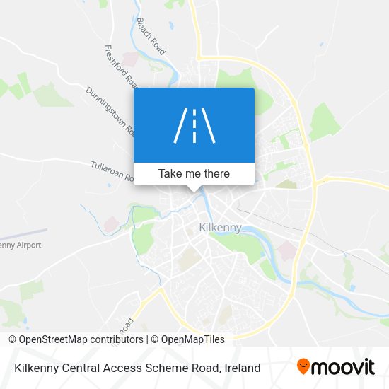 Kilkenny Central Access Scheme Road map