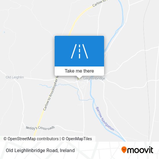 Old Leighlinbridge Road map