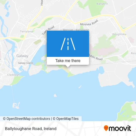 Ballyloughane Road map