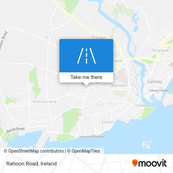 Rahoon Road map