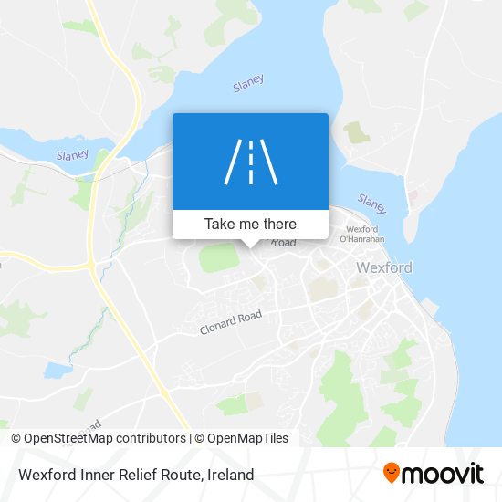 Wexford Inner Relief Route map