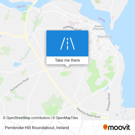 Pembroke Hill Roundabout map