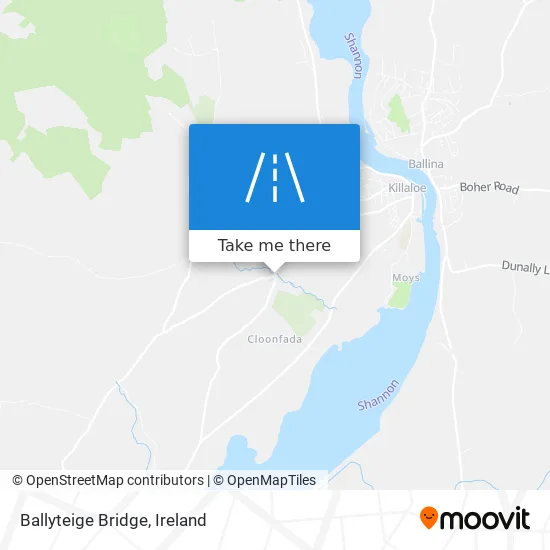 Ballyteige Bridge map