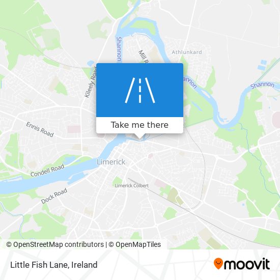 Little Fish Lane map