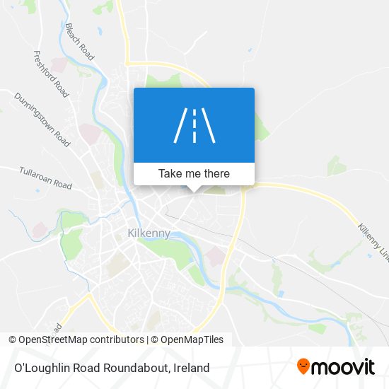 O'Loughlin Road Roundabout map