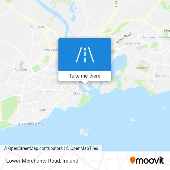 Lower Merchants Road map