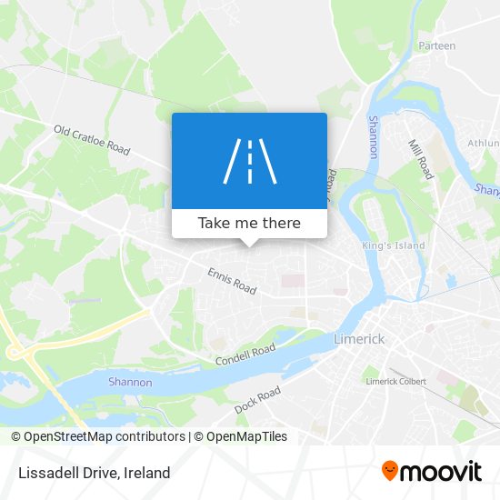 Lissadell Drive map