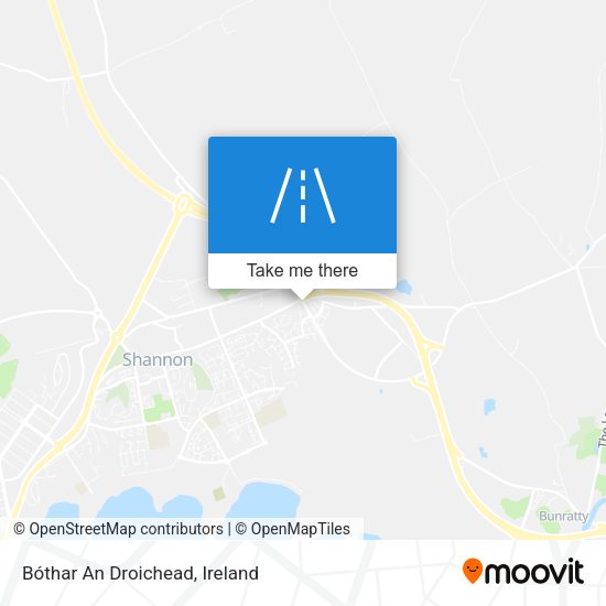 Bóthar An Droichead map