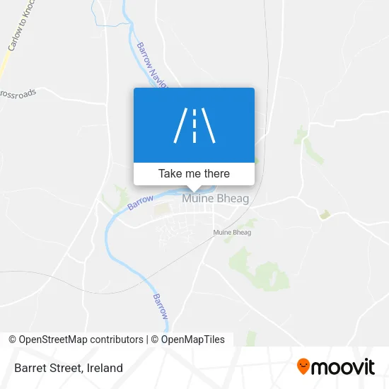 Barret Street map