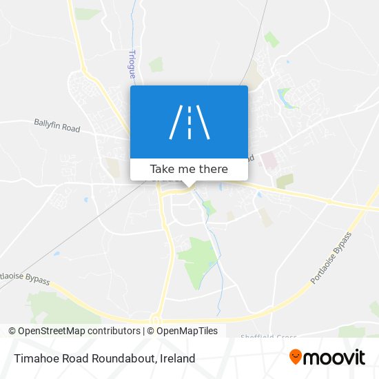 Timahoe Road Roundabout map