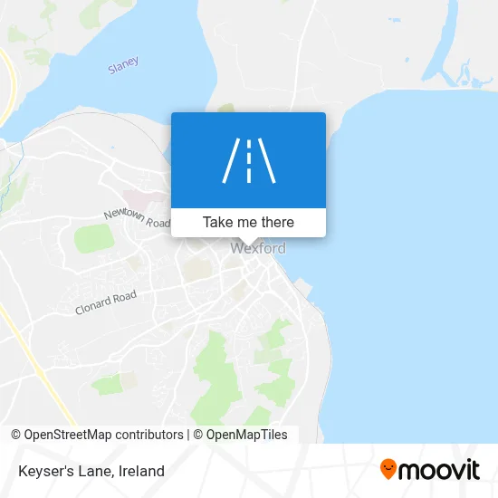 Keyser's Lane map