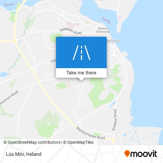 Lús Mór map