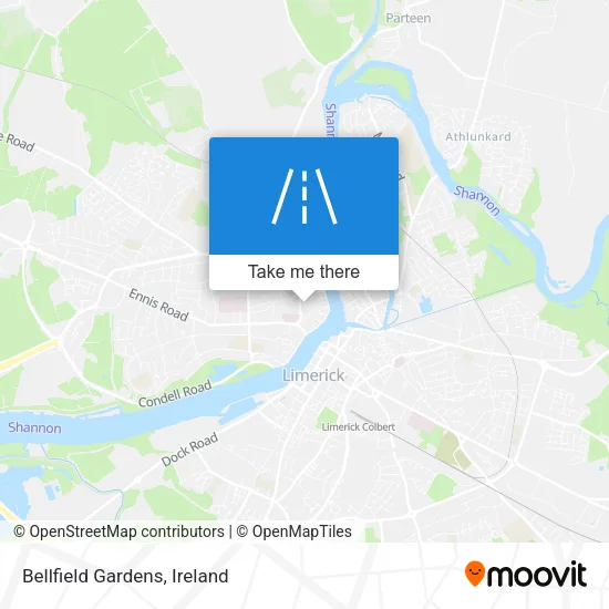 Bellfield Gardens map