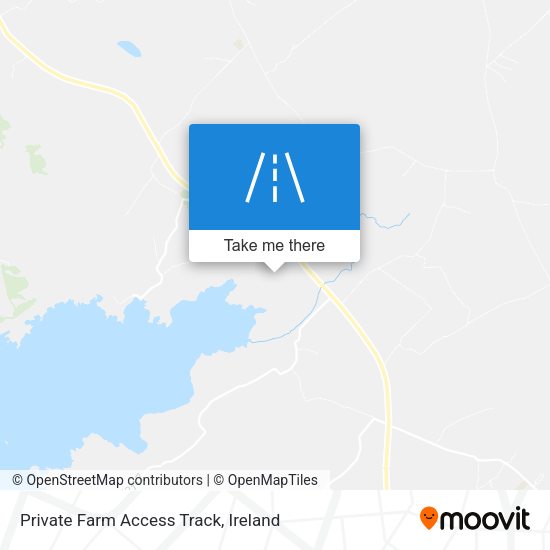 Private Farm Access Track map