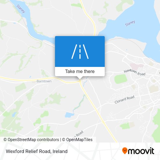 Wexford Relief Road map