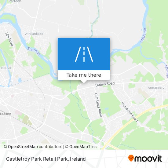 Castletroy Park Retail Park plan