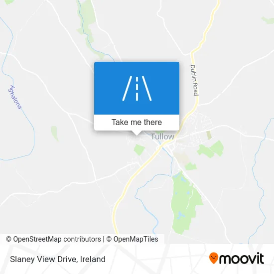 Slaney View Drive map