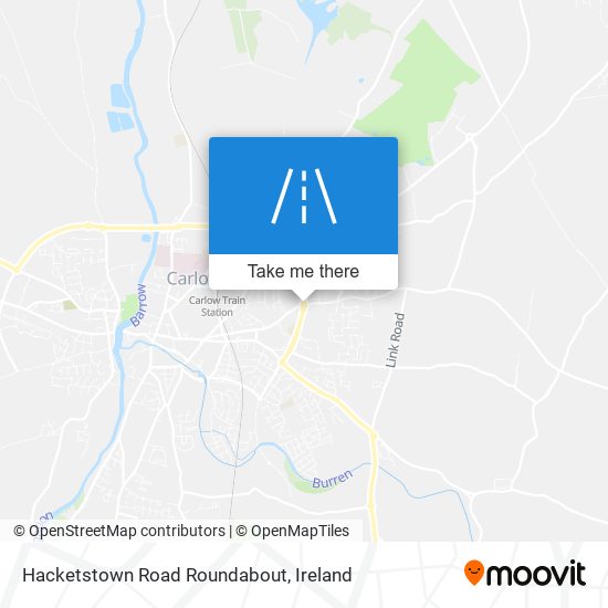 Hacketstown Road Roundabout map