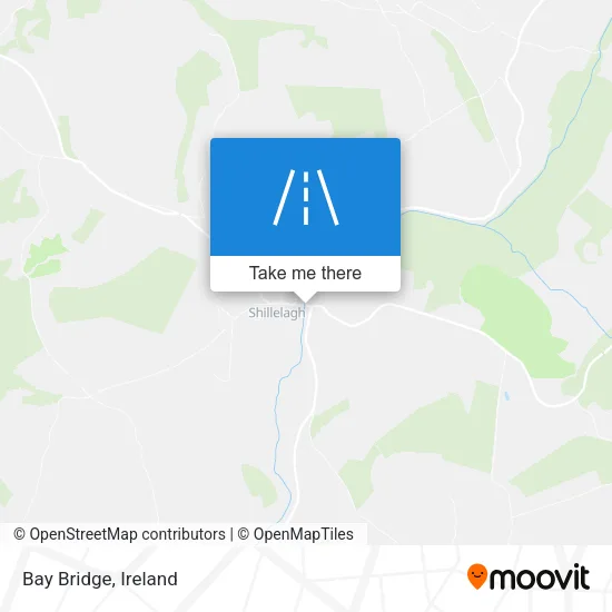 Bay Bridge map