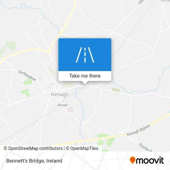 Bennett's Bridge map
