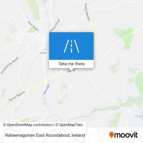 Raheenagurren East Roundabout map