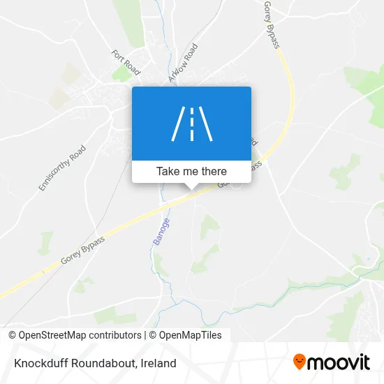 Knockduff Roundabout map