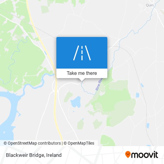 Blackweir Bridge map