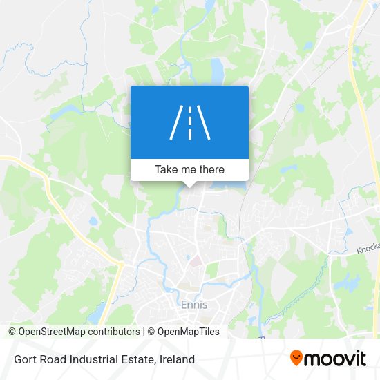 Gort Road Industrial Estate map