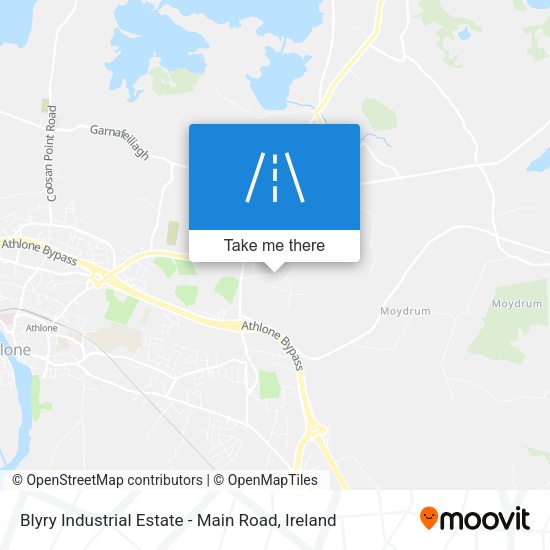 Blyry Industrial Estate - Main Road map