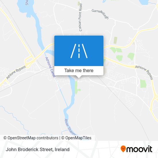 John Broderick Street map