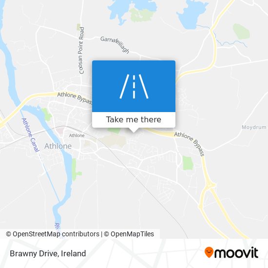 Brawny Drive map