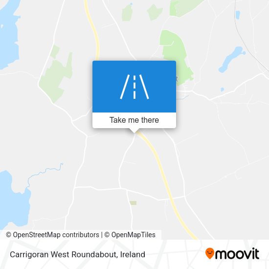 Carrigoran West Roundabout map