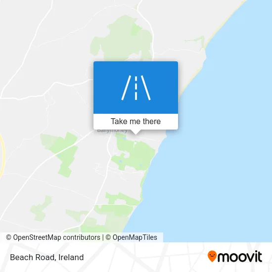 Beach Road map
