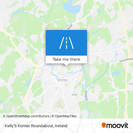 Kelly’S Korner Roundabout map