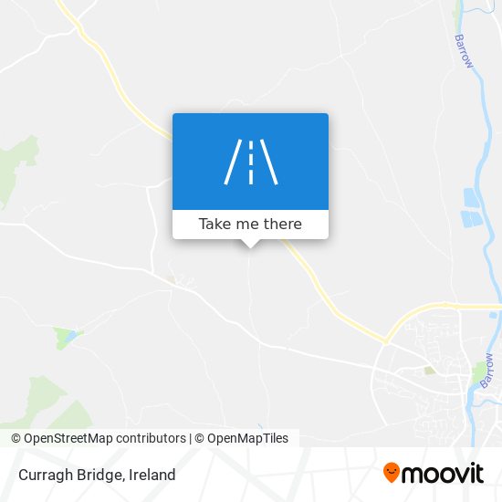 Curragh Bridge map