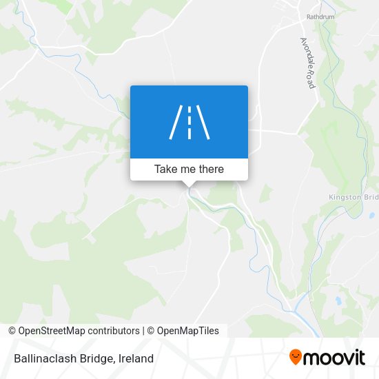 Ballinaclash Bridge map